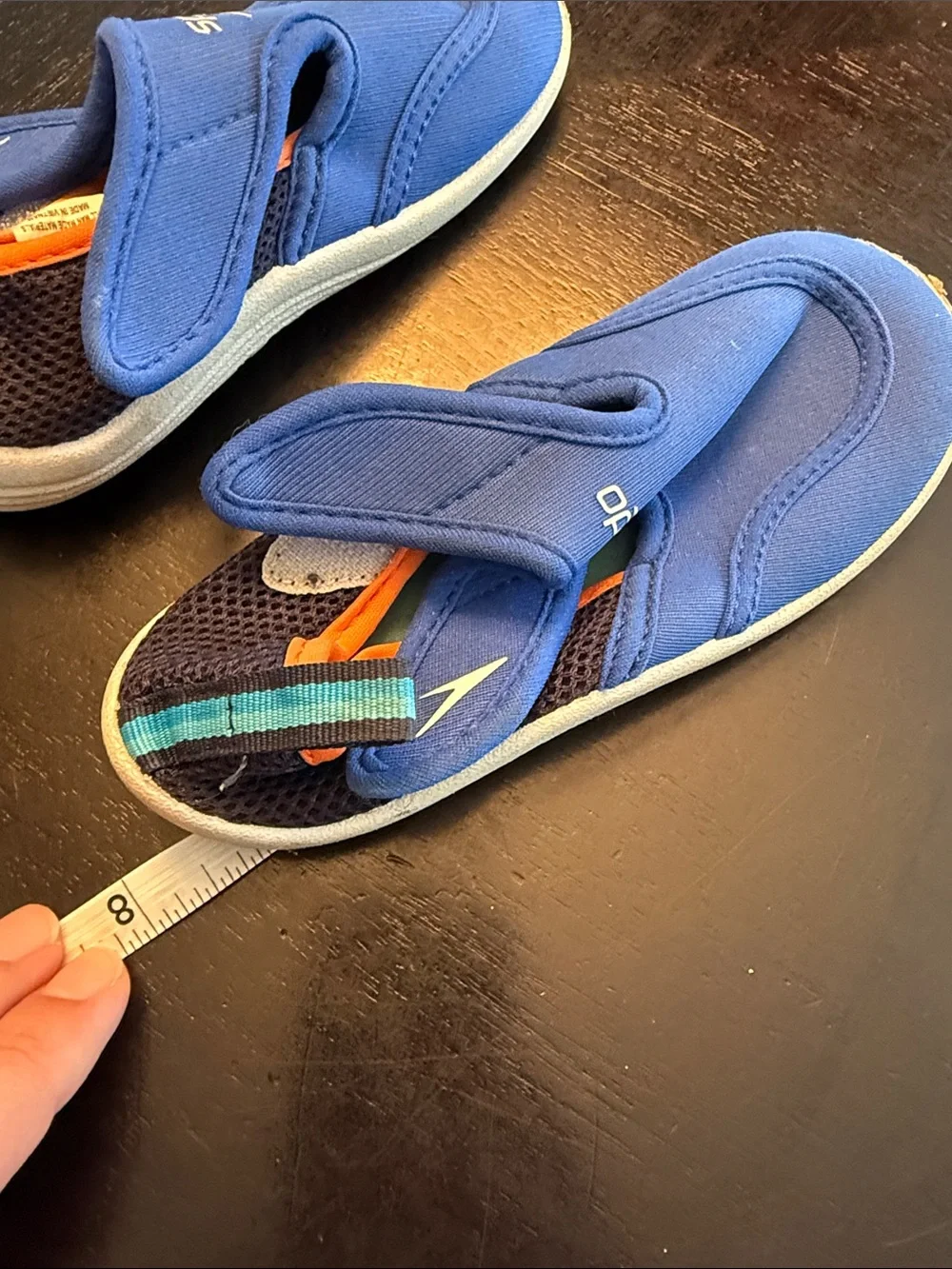 Speedo Kids Blue and Orange Water Shoes